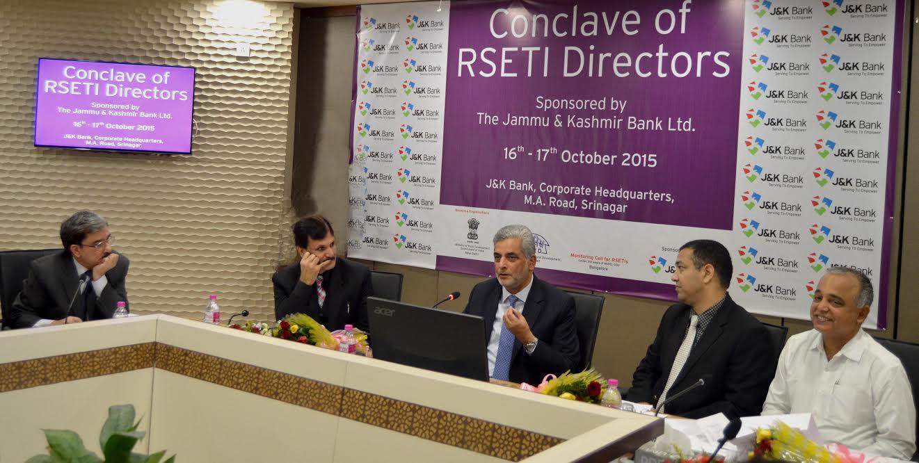 J&K Bank conducts Conclave of RSETI Directors